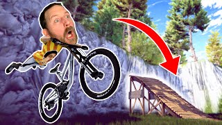 LEARNING TRICKS ON A MODDED MOUNTAIN! Descenders!!!