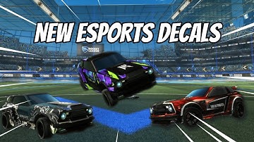 *NEW* ESPORTS DECALS FOR FREE! | HOW TO INSTALL CUSTOM DECALS