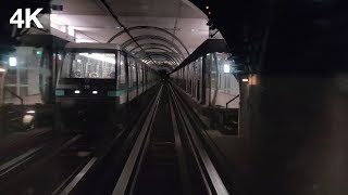 Line 14 - Paris Metro (4K On-Ride POV) Gare de Lyon to Olympiades