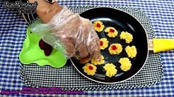 Cara Membuat Kue Semprit Menggunakan Teflon Tanpa Mixer - Durasi: 6.10. 