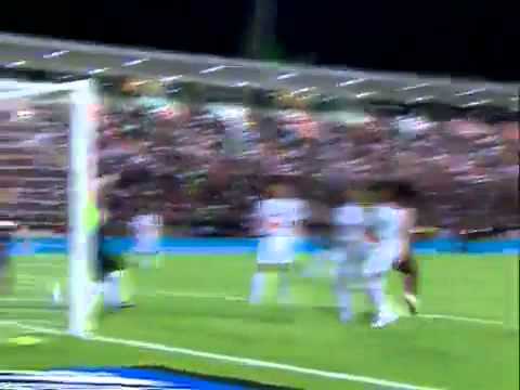 هدف رونالدينيو بالرأس فلامنجو ضد موريكي 17 2 2011