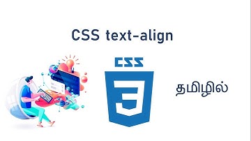 CSS text alignment In Tamil | #08