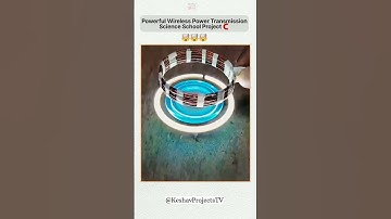 Powerful Wireless Power Transmission 🧲 Science School Project #shorts #explore @JAINUL_HAQ