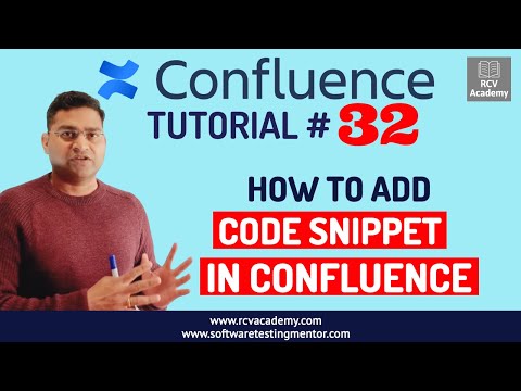 Video: Hvordan tilføjer jeg en kode til en Confluence-side?