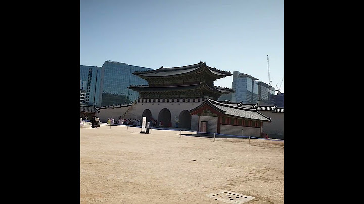 요즘 경복궁엔 한복입은 외국인들로 가득~