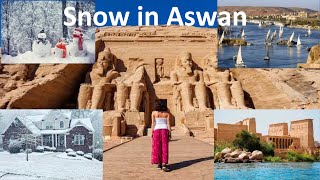 Snow in Aswan