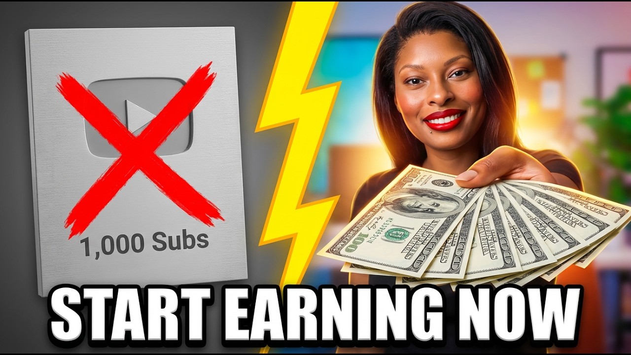 You Can Make $1,000 on YouTube Long Before 1,000 Subscribers