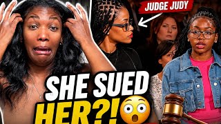 She gave them Bald spots so she SUED the stylist  😭 #hairreacts #judgejudy