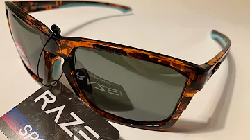 RAZE Eyewear Sunglasses Journey Tortoise Turquoise Frame Smoke Lens 26322