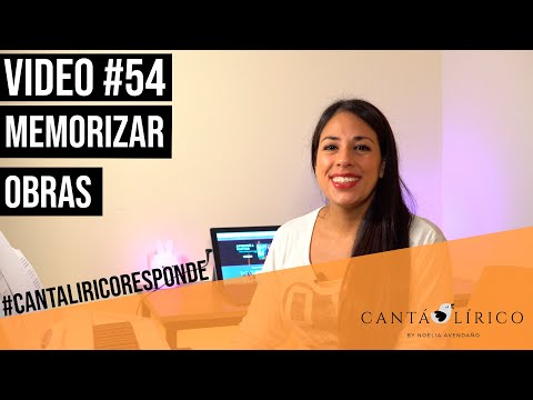 CantáLírico - Video#54 - Memorizar Obras