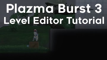 How to create walls, guns, enemies, characters, backgrounds, vehicles in Plazma Burst 3 Level Editor