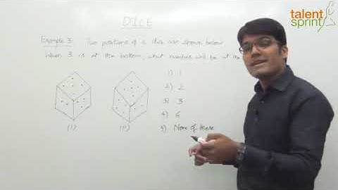 Cubes and Dice Reasoning Tricks with Example | Dice | Example - 3 | Reasoning Ability | TalentSprint