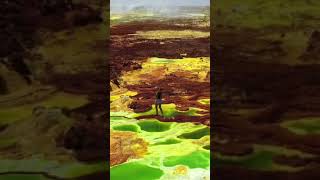 Dallol, Hydrothermal system in Ethiopia Relaxing Music #Shorts screenshot 1