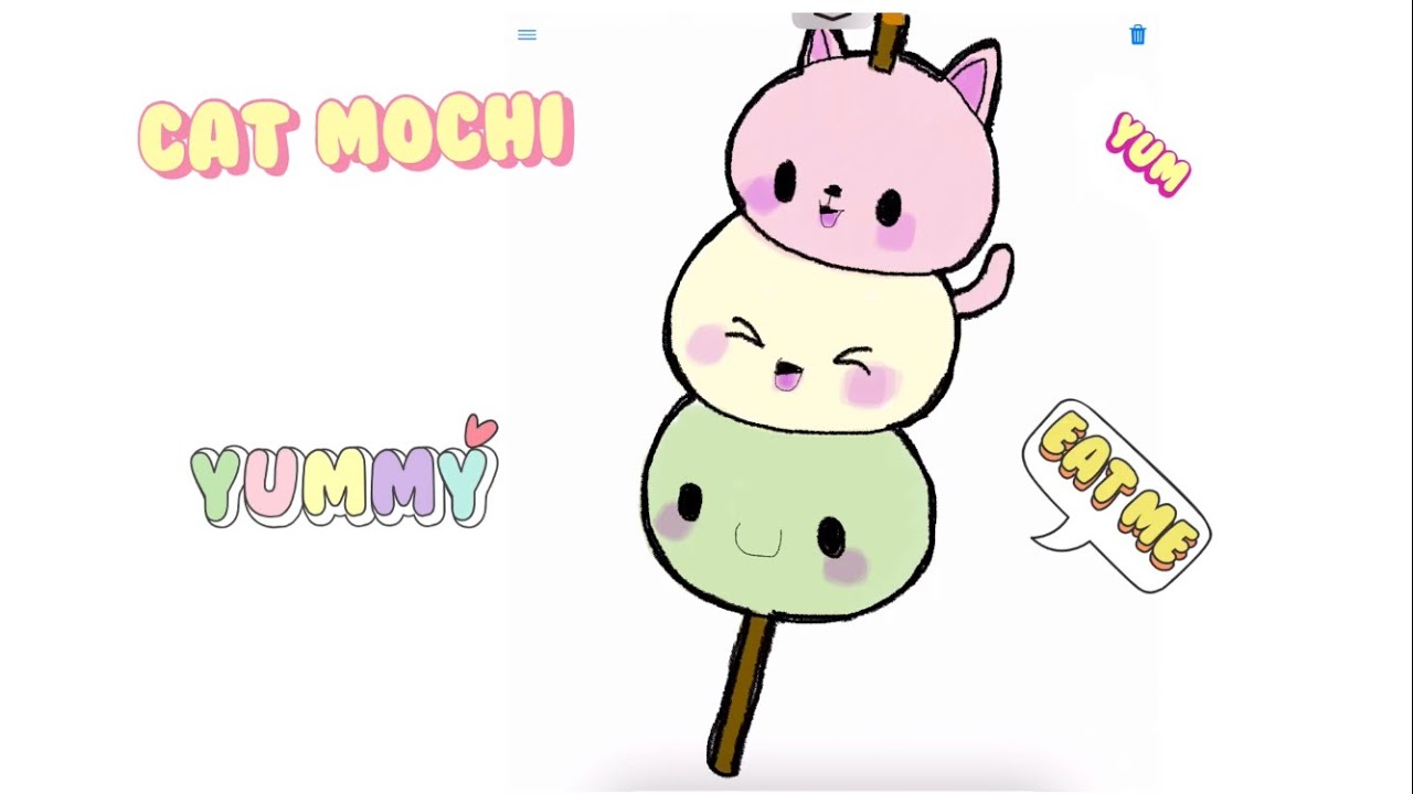 Drawing Tutorials | Mochi Cats on Stick