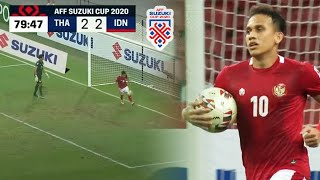 Gol Spektakuler EGY MAULANA VIKRI vs Thailand ⚽ | Final Piala AFF 2020 Leg 2 | Thailand vs Indonesia