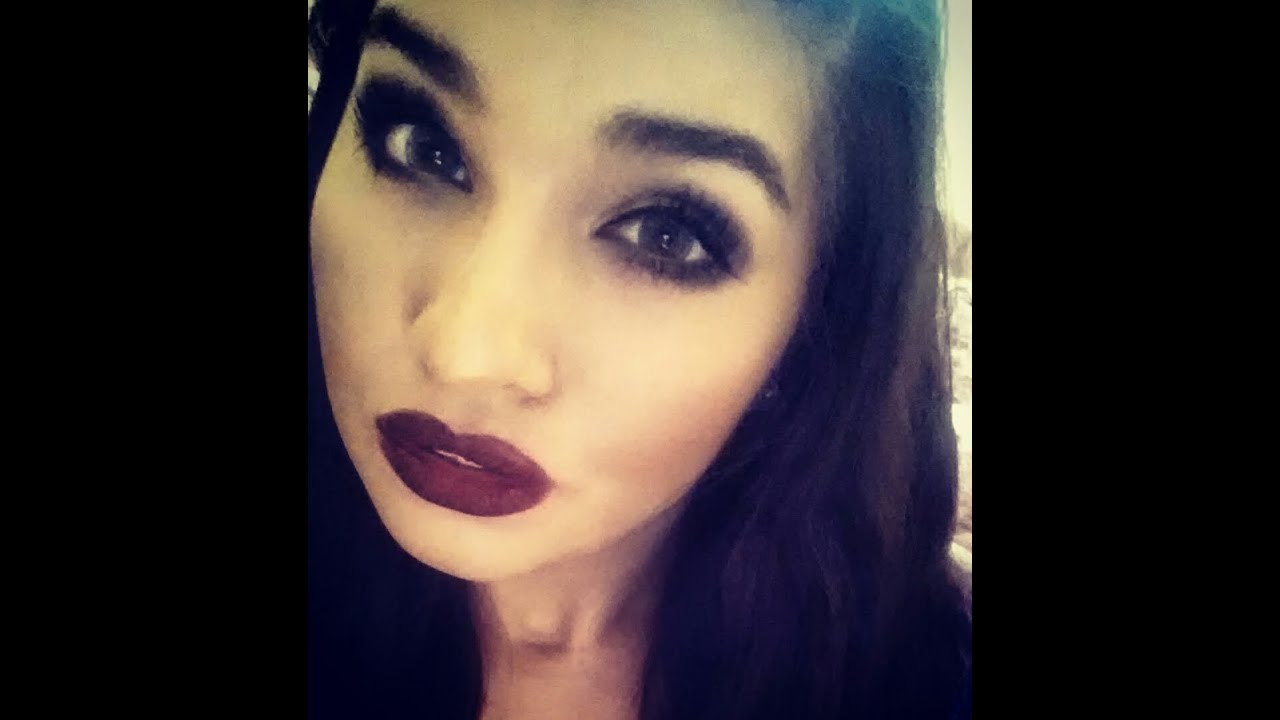 Fall Vampy Makeup Tutorial - YouTube