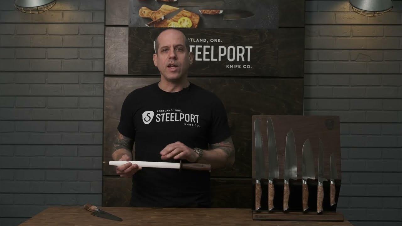How to use a Honing Rod ft. Bladesmith Eytan Zias using STEELPORT 12