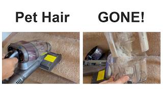 Best Vacuum for Pet Hair on Carpeted Stairs (Rubber Roller Test)