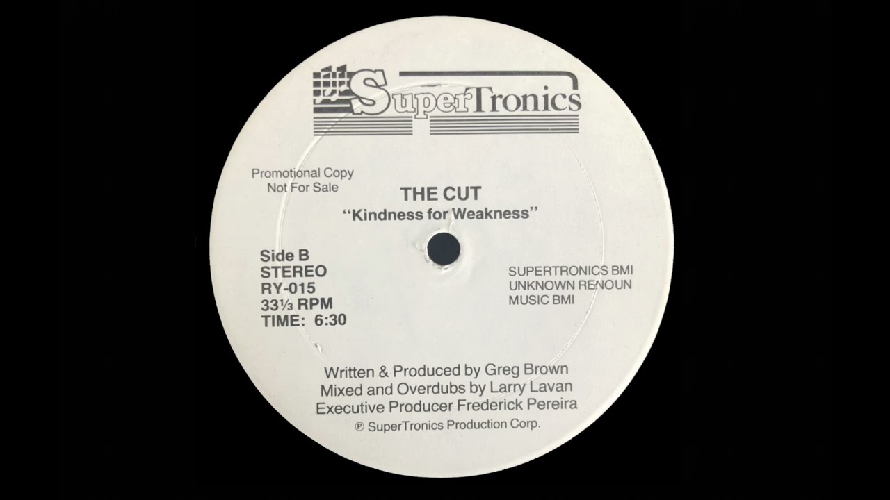 The Cut - Kindness For Weakness (Dub)