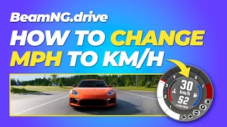 BeamNG Drive - How to Change MPH to KMH (Speedometer Units Tutorial)