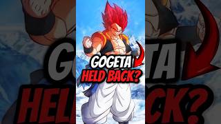 Why Gogeta Never Used Super Saiyan God Against Broly?