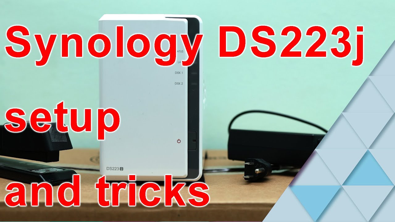 Synology 2-Bay DiskStation DS223j, quick setup, tips, and tricks 