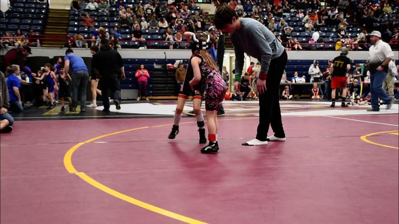 Sierra Jenkins Velva Bulls Youth Wrestling Tournament 2023 8U 4042lb