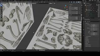 Creating a Skeleton for My Indie Game Character | Blender Timelapse #blender3d #blender #indiegame