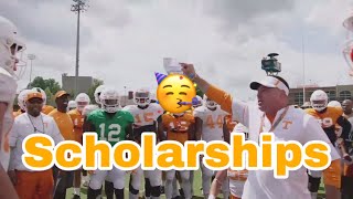 College Football WalkOns Surprised With Scholarships (Emotional)