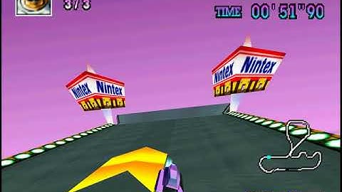 [TAS] Backwards F-Zero X Custom Track: Mute City 5 - Sloping Area
