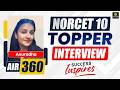 AIIMS NORCET 10 Mains Topper's Interview 🏆AIR 360🏆 | Anuradha Success Story | Utkarsh Nursing