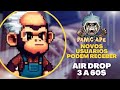 PANIC APE AIRDROP DE 3 A 60$ PARA NOVOS USUARIOS, TOKEN MEME JA LANÇADO COM GRANDE CHANCE DE HYPE!!