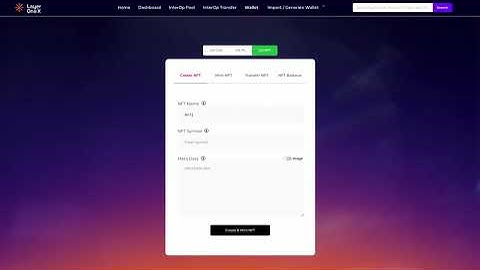 How to Quickly Create NFT or Token on Layer One X