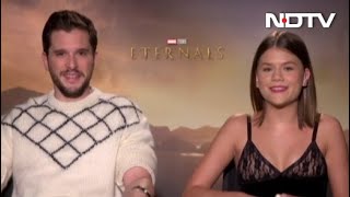 Kit Harington And Lia Mchugh Talk About Marvels Eternals
