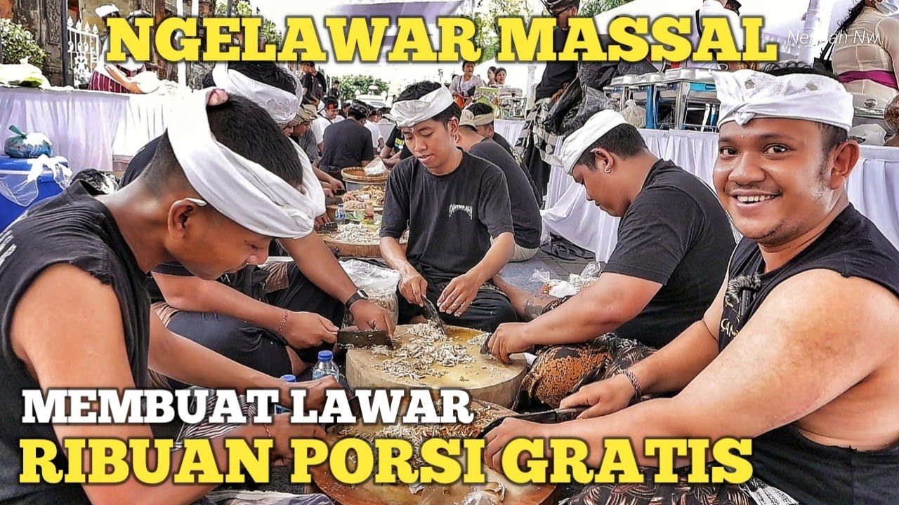 MEMBUAT LAWAR RIBUAN PORSI GRATIS - NGELAWAR MASSAL