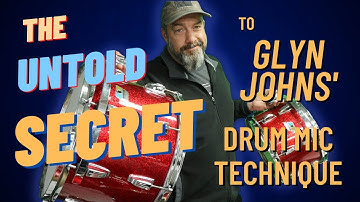 The Secret To Making Minimalist Drum Miking Techniques Sound Great (Glyn Johns, Recorderman, etc...)