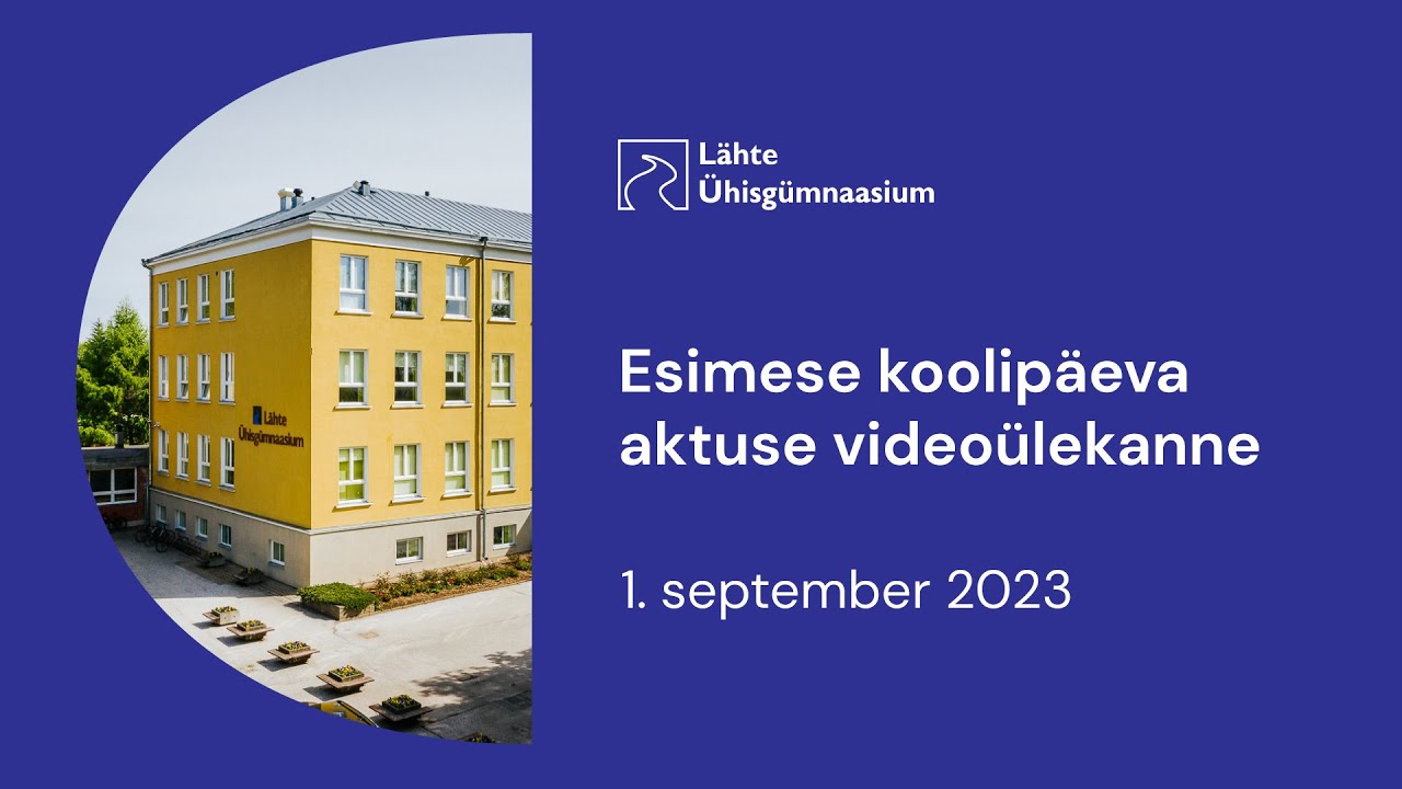 Lähte Ühisgümnaasiumi esimese koolipäeva aktus 2023