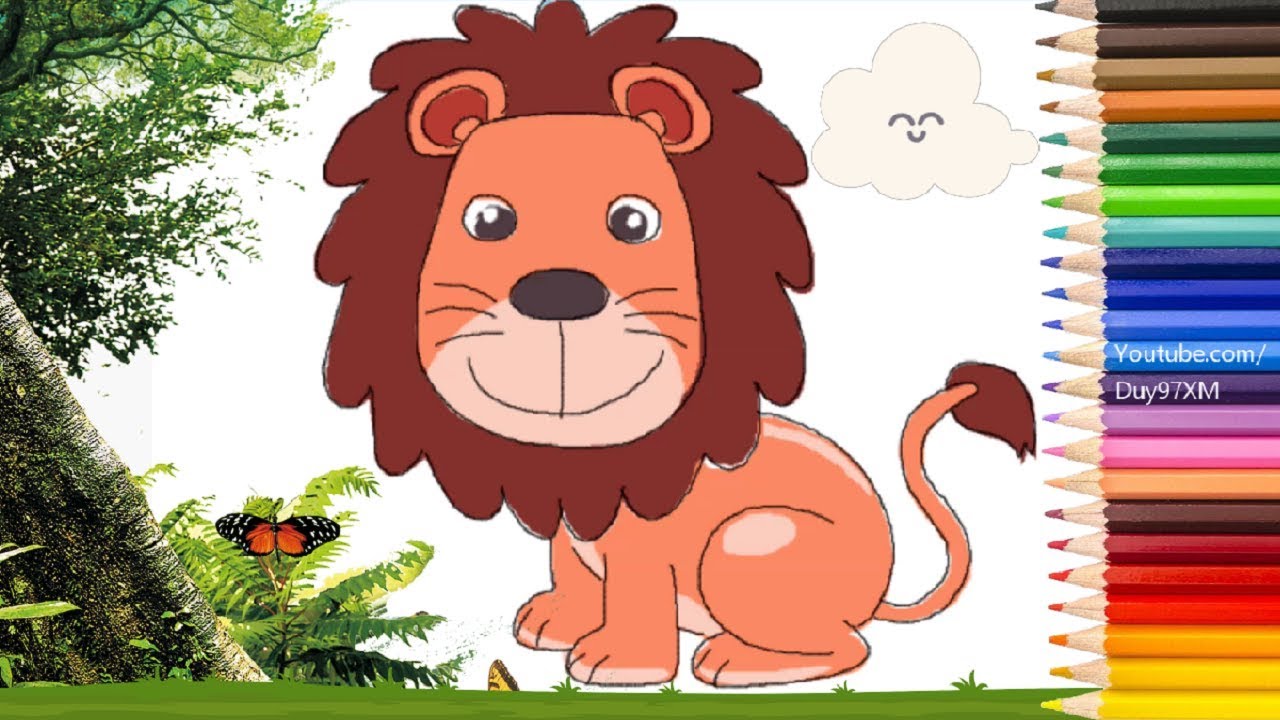 Xem hơn 48 ảnh về hình vẽ con sư tử dễ thương - daotaonec