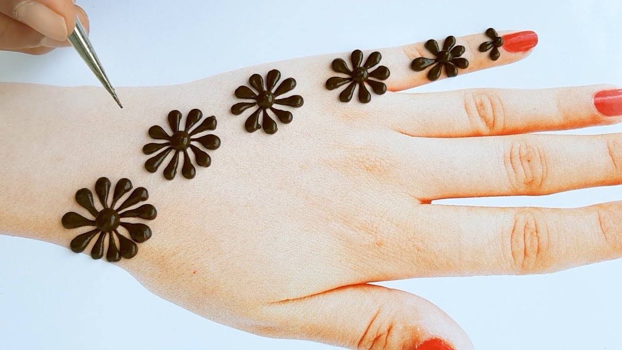 Mehndi Designs Easy And Simple Back Hand Mehndi Design 19 Beautiful Mehndi Design Bang Box Online