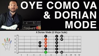 Quick Riff: Oye Como Va & The Dorian Mode (Carlos Santana) How To Play Guitar Lesson Tutorial chords