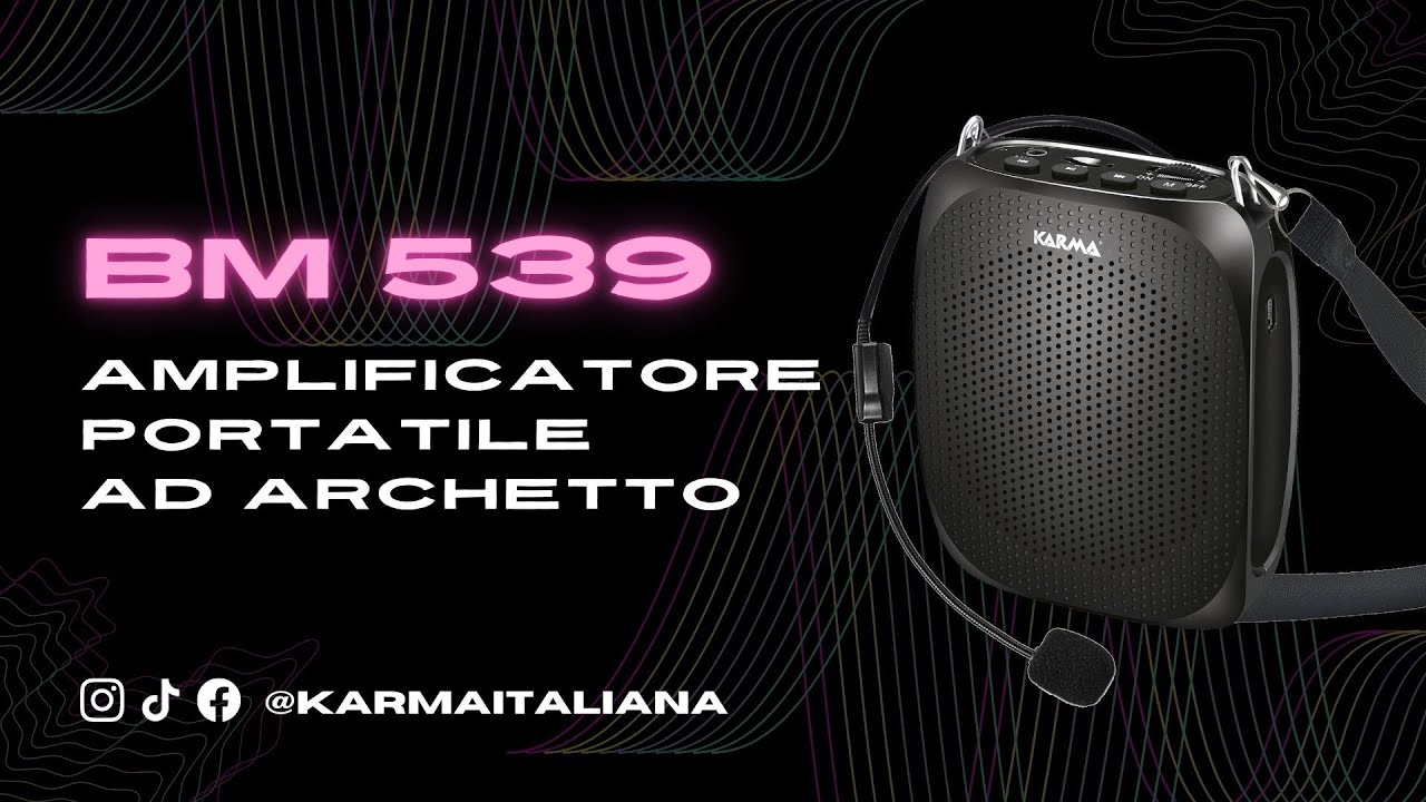 Amplificatore Portatile vocale SK-105 Altoparlanti Wireless Radio FM e