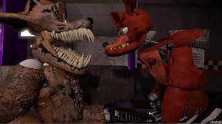 Fnaf Sfm Foxy V.s Twisted Foxy