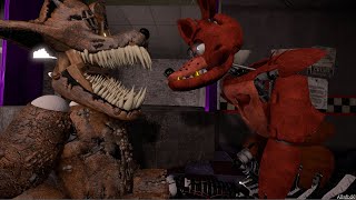 (FNAF SFM) Foxy V.S Twisted Foxy