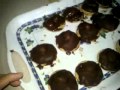 haciendo galletas con chocolate