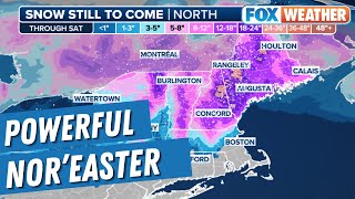 Powerful Nor'easter Expected To Develop And Lash Northeast, New England