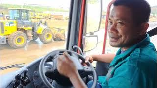 ⛔️tes driver mobil trailer/ loboy asal enrekang mantan op logging serawak