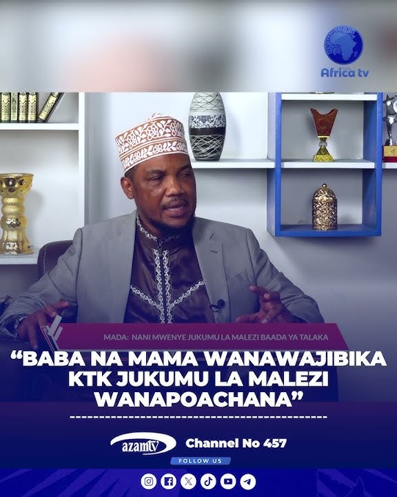 BABA NA MAMA WANAWAJIBIKA KATIKA JUKUMU LA MALEZI KWA MTOTO WANAPOACHANA | SHEIKH KWANGWAYA