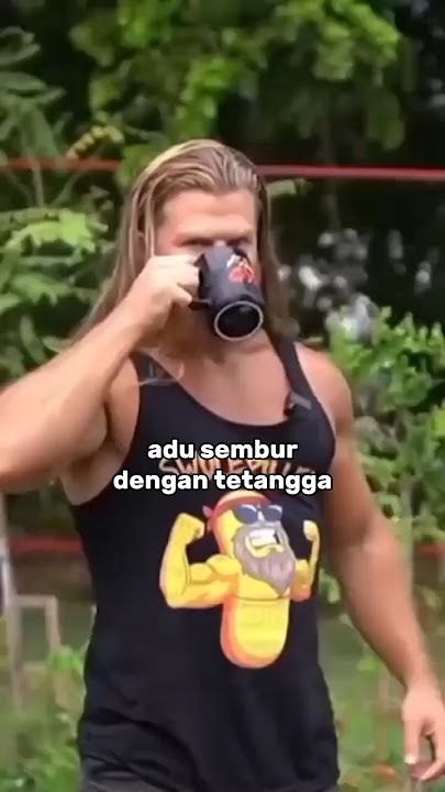 lagi asik sembur²an malah kehabisan air 🤦‍♀️ #shorts #funny #comedy