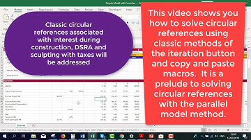 Circular Reference in Simple Model with Iteration and Copy Paste Macros