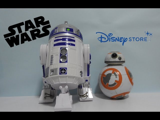 Star Wars robô fala e anda R2-D2 e BB-8 Disney Store! Star wars